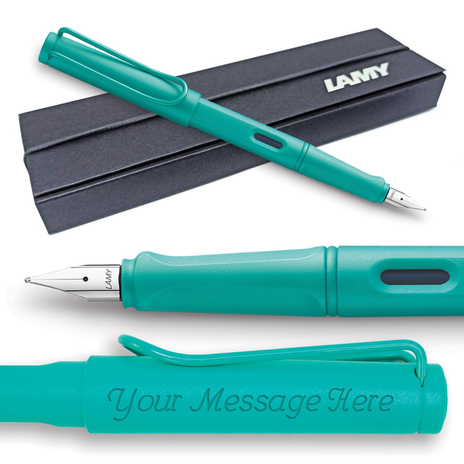 Lamy Safari Fountain Pen Candy Aquamarine-Turquoise 2020 limited